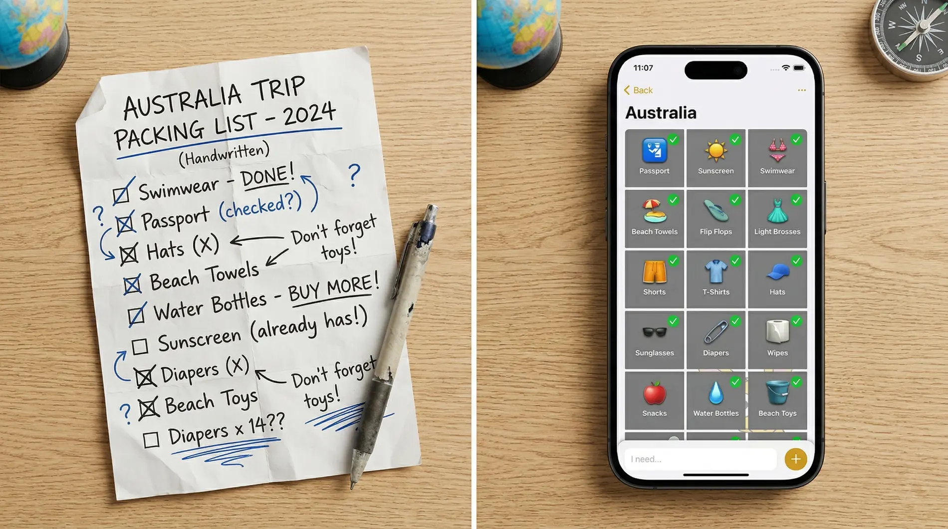 Digital Packing Lists vs. Paper: Why Apps Win