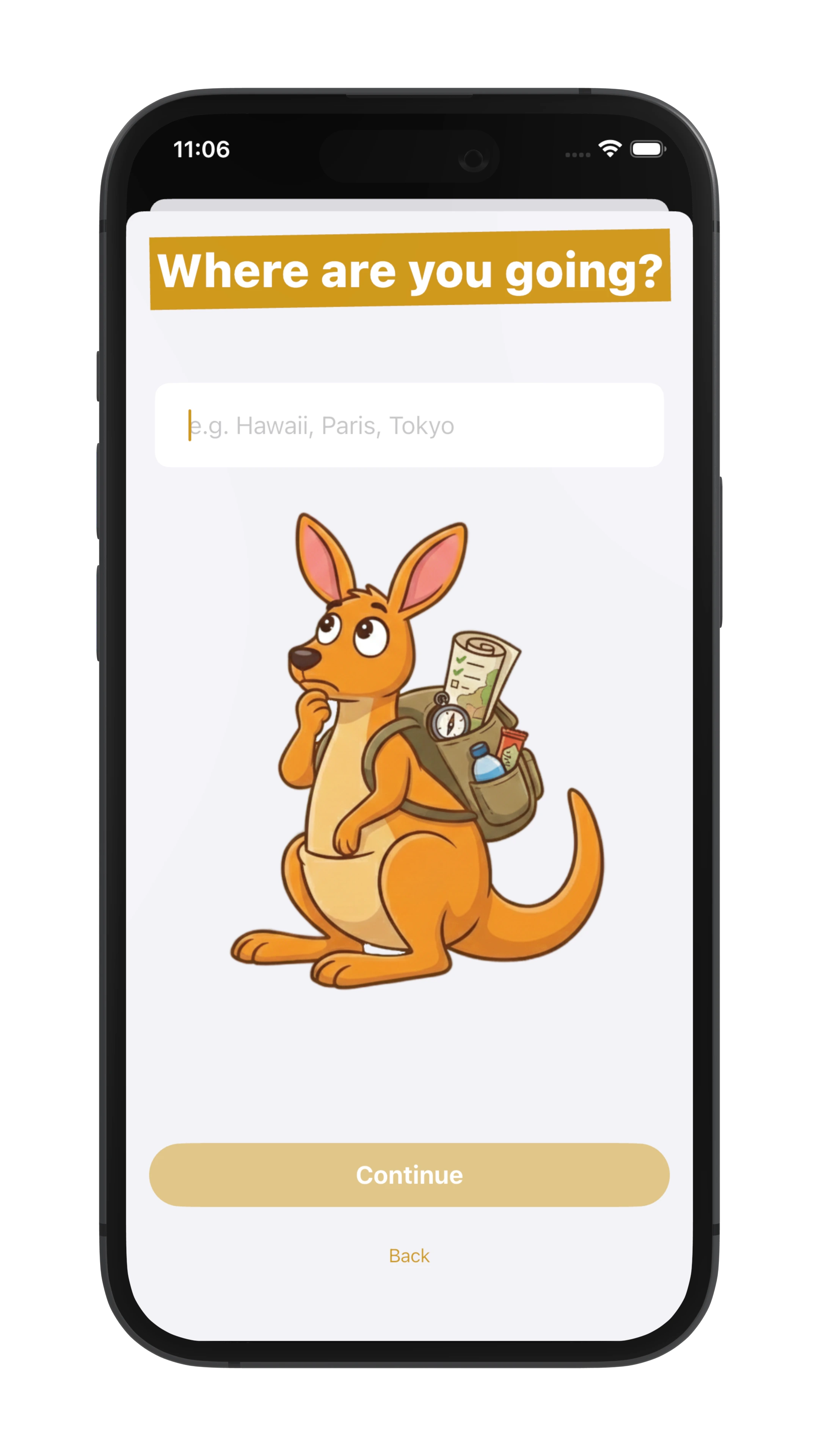 App Screenshot Where you go